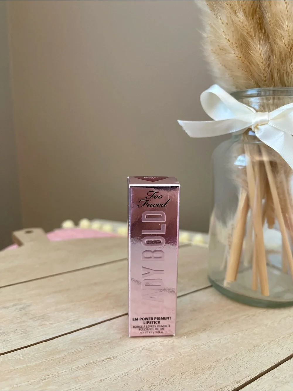 Too Faced Lady Bold Em-Power Pigment Lipstick – Multiple – New & BNIB